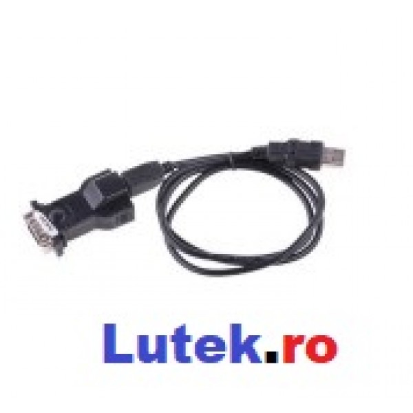 Cablu adaptor USB la serial RS-232 (USB-RS-232 P) - www.lutek.ro